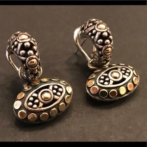 John Hardy 18K/Ss Jaisalmer Earrings